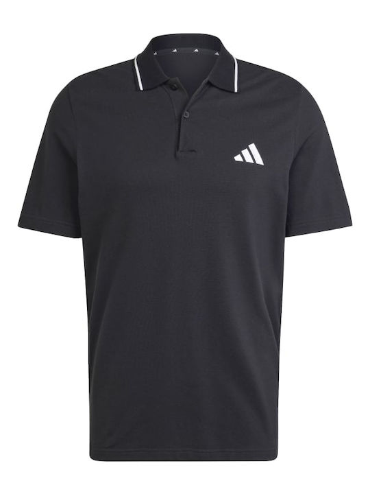 adidas Essentials Pique JE9023 Men's Black Blouse