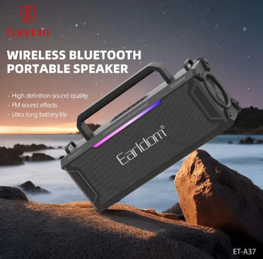 Earldom A37 Bluetooth-Lautsprecher Schwarz
