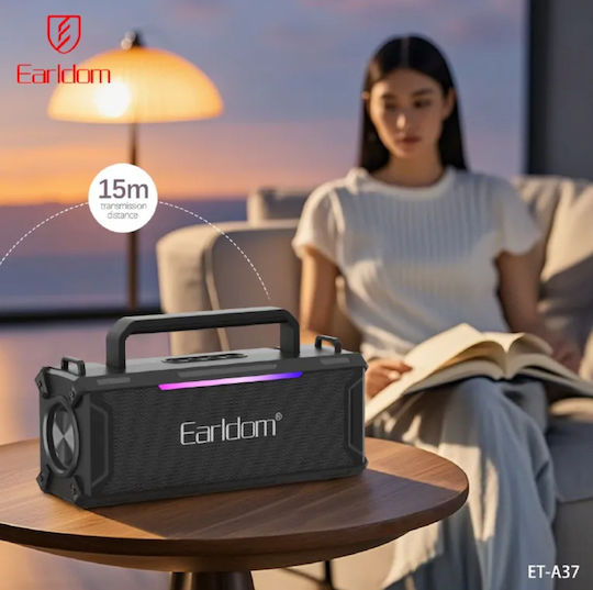 Earldom A37 Bluetooth-Lautsprecher Schwarz