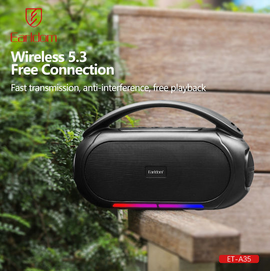 Earldom A35 Bluetooth Speaker 15W with Radio Black
