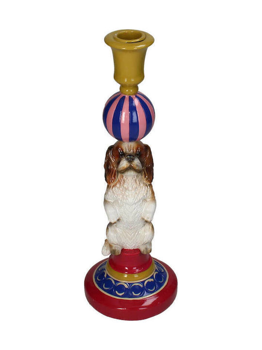 Christmas Ceramic Candlestick 29x10cm