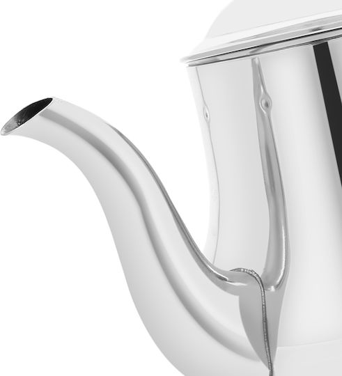 Signature Stainless Steel Teapot Capacity 1.4l Spout Lid Silver