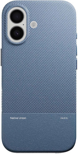 Native Union Back Cover Δερμάτινο Navy Μπλε (iPhone 17)