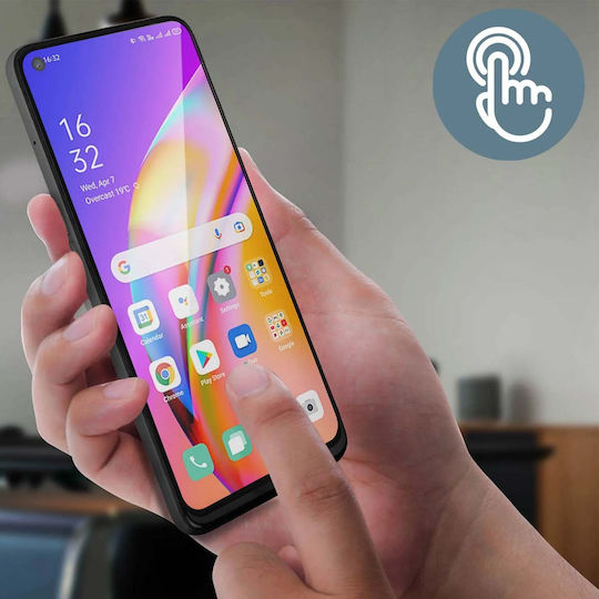 Puro Full Face Tempered Glass Μαύρο (Oppo A94 5 G)
