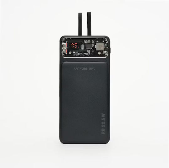 Yesplus YS-917 Power Bank 10000mAh 22.5W Черен
