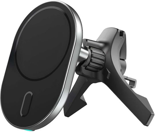 Force Power Car Charger Air Vent Compatible Magsafe 15w Black