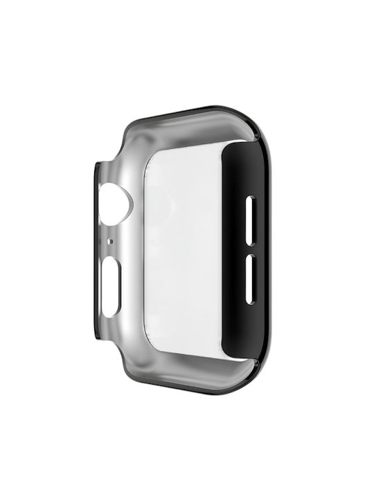 Eko Full Cover Case Watch 45mm Tempered Glass Screen Protector Transparent Black