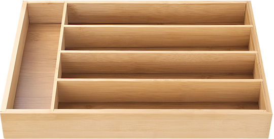 Cheffinger Besteckeinsatz für Schubladen Hölzernes Braune