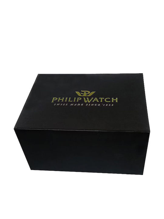 Philip Watch Ρολόι Αυτόματο με Μεταλλικό Μπρασελέ Philip Watch Ρολόι Αυτόματο με Μεταλλικό Μπρασελέ