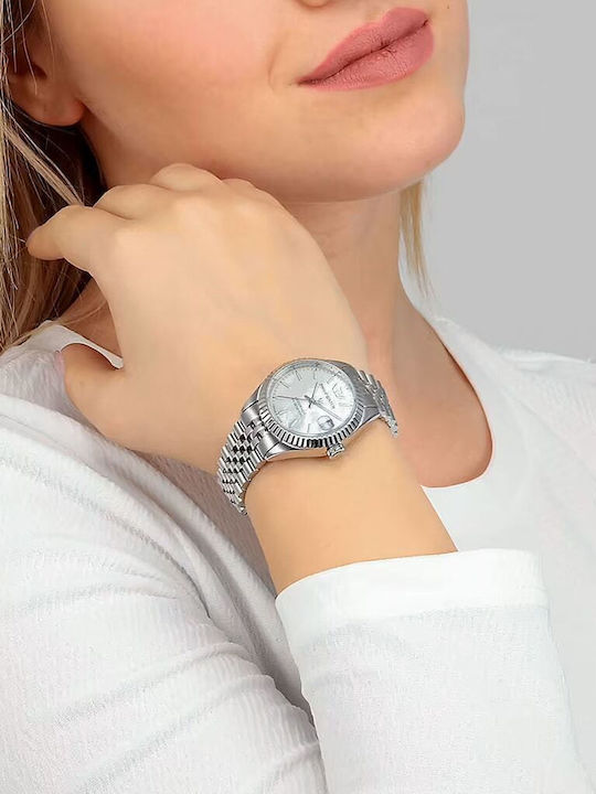 Philip Watch Women's Watch Automatic with Silver Metal Bracelet