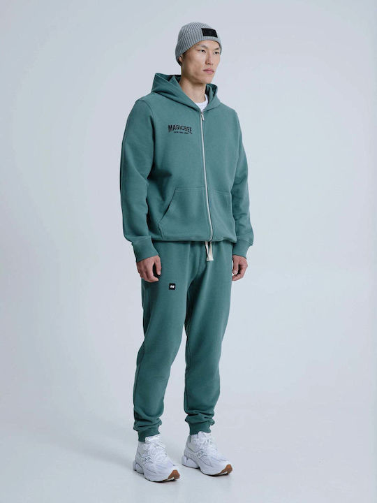 Sweatshirt with Hood Green
