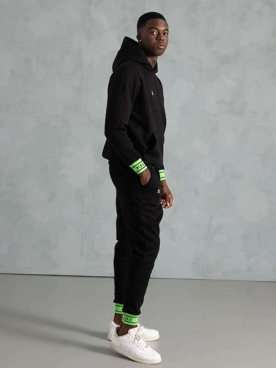 Jogginghose Neon Green, Black