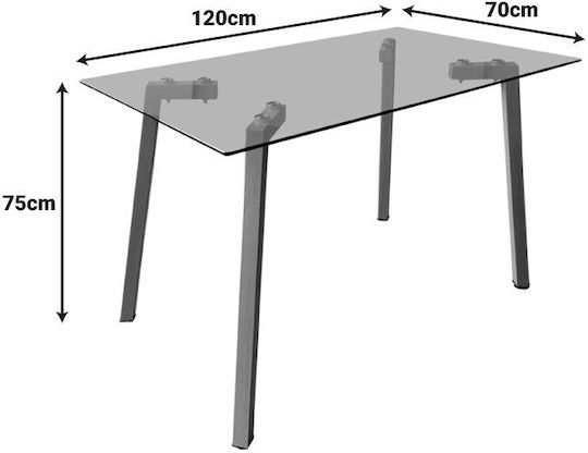 Esszimmer Jelour 5Stück 120x70cm
