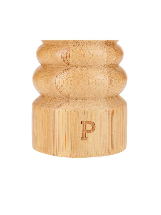 Cheffinger Set 2 Salt Pepper Mills Adjustable Ceramic Grinder Brown Beige