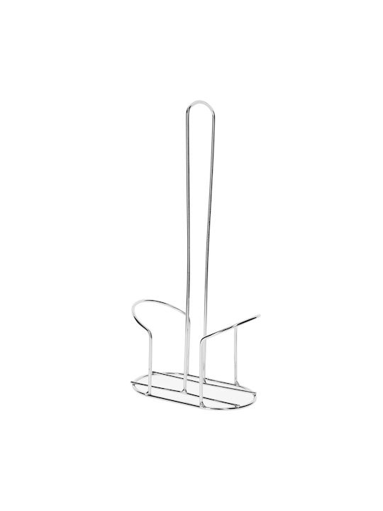Cheffinger Sticle din Oțel Inoxidabil și Sticlă pentru Ulei și Oțet 2x320ml Suport Solid Argintiu