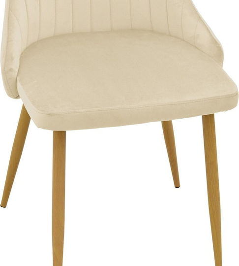 Azori Столички Трапезария плюшени Бежов 2бр 49x55x85бр