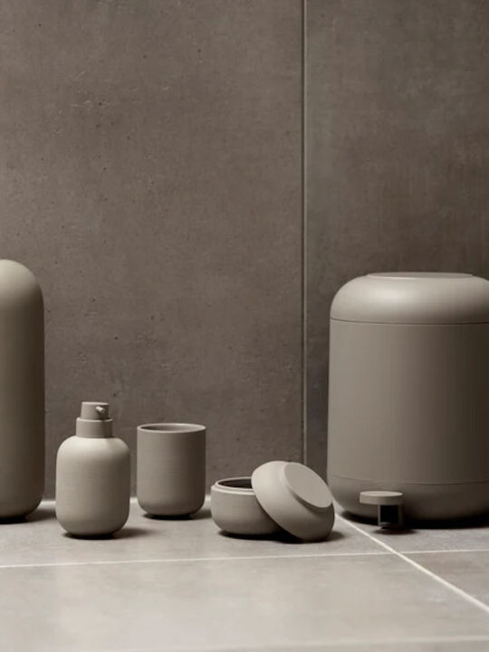 Zone Denmark Kunststoff Badezimmer Mülleimer 4Es Braun
