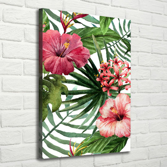 Gemälde Leinwand Haus Elegante Dekoration Hawaiianisches Design 70x100 cm