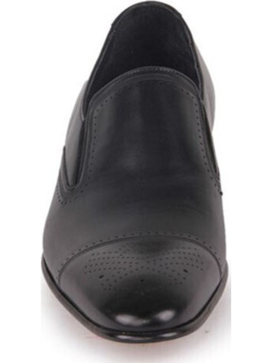 Leder Herren Freizeitschuhe Schwarz