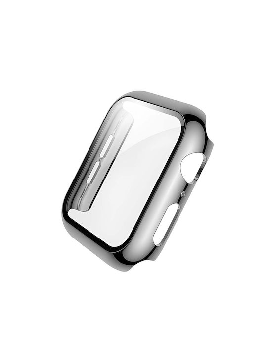 Eko Full Cover Case Watch 41mm Tempered Glass Screen Protector Silver