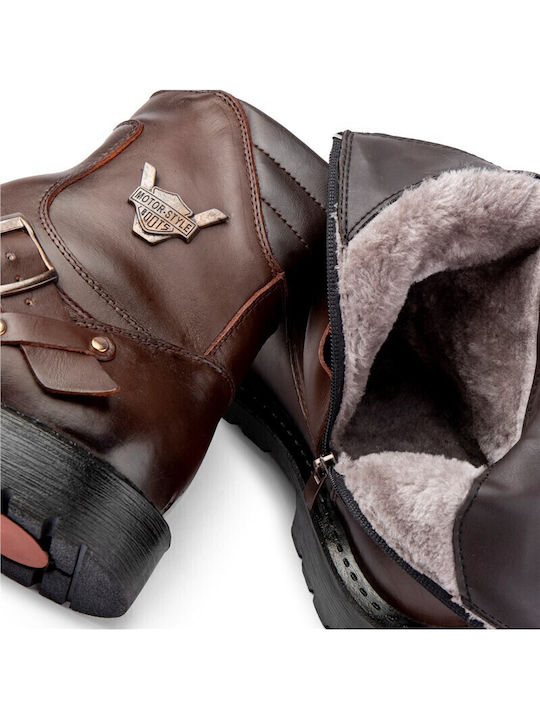 Leder Braun Herrenstiefel