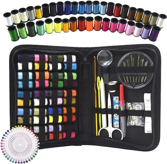 Set De Cusut 129 Piese În O Carcasă Elegantă Un Cadou Perfect Pentru Pasionații De Cusut