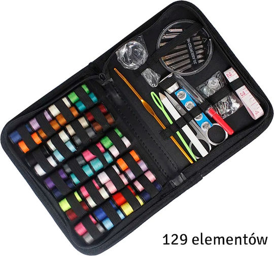 Set De Cusut 129 Piese În O Carcasă Elegantă Un Cadou Perfect Pentru Pasionații De Cusut