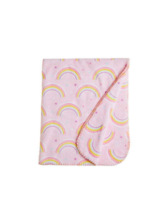 Tender Comforts Blanket Nursery Swaddling Blankets Velvet White with Animal 75x90cm