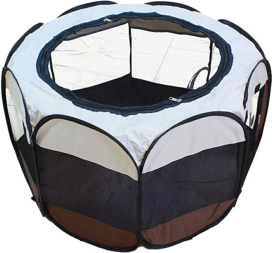 Alista Home Parc Pliabil Din Țesătură Pentru Câini 74x74cm Maro