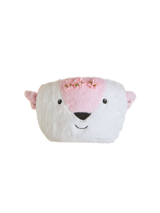 Tender Comforts Blanket Nursery Swaddling Blankets Velvet Pink with Animal 75x90cm
