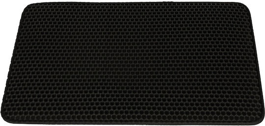 Covoraș Impermeabil Pentru Litiere Pisici Mărime 40 X 60 Cm Strat Dublu Culoare Neagră