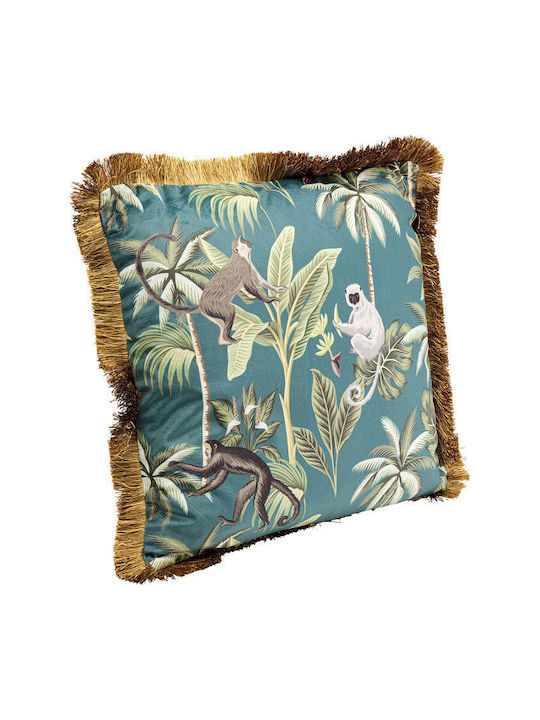 Kare Design Sofa Cushion Jungle Fever Green-Gold 45x45cm