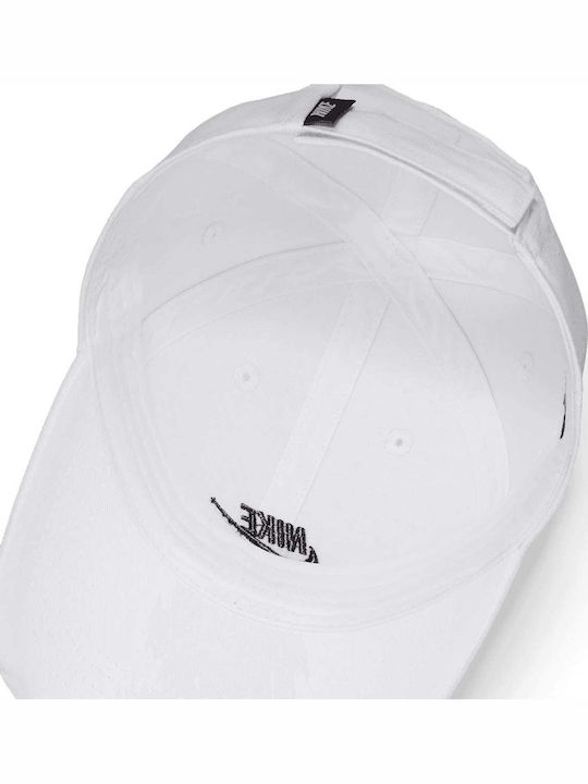 Nike Παιδικό Καπέλο Jockey Υφασμάτινο 47-011-0024 Λευκό