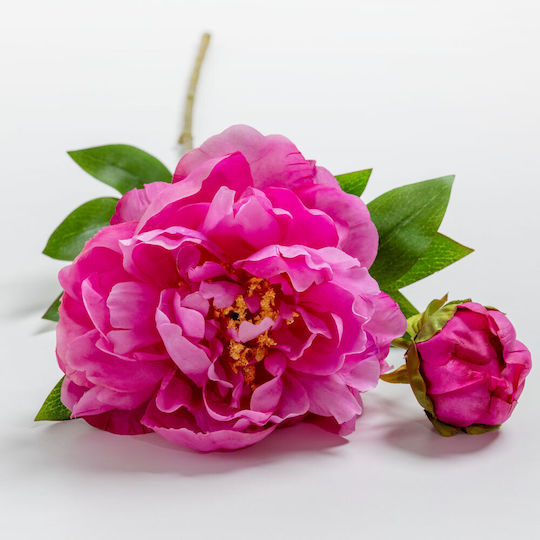 Декоративно изкуствено растение Peony Fuchsia 36бр InTheBox