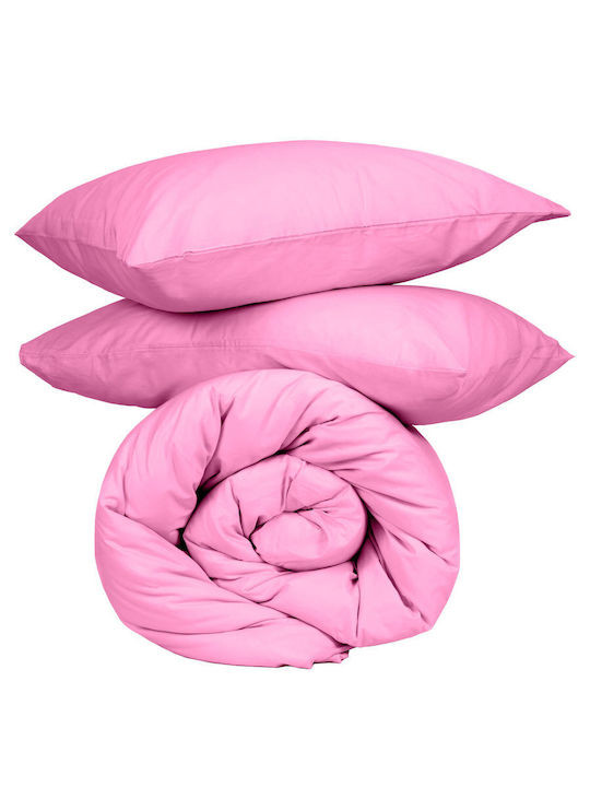 Sunshine Duvet Cover Cotton Single 170x250 Cotton Feelings 112 Fuchsia