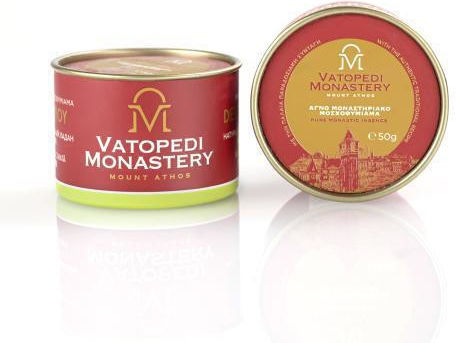 Pure Incense of Mount Athos Old Traditional Recipe 12 x 50g Variety of 12 Scents Authentic Product of Vatopedi Monastery Holy Great Monastery Vatopedi Incense-12x50g