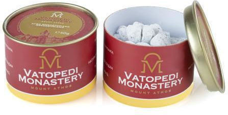 Pure Incense of Mount Athos Old Traditional Recipe 50g Authentic Product of Vatopedi Monastery Holy Great Monastery Vatopedi 010202000004my Myrrh