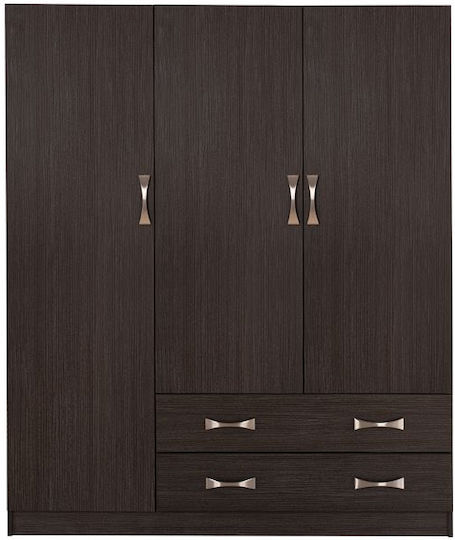 Dreifachtür Kleiderschrank Carly 150x55x180cm