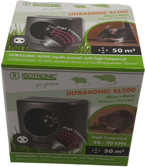 Isotronic Ultraschallabwehrgerät Katzen / Vögel 230gr 0.108x0.108m