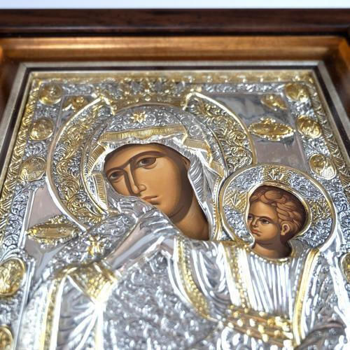 Panagia Paramythia Copy of Miraculous Icon Authentic Product of Vatopedi Monastery Holy Great Monastery Vatopedi Imv-0187imv-41_34 41 X 34 Cm