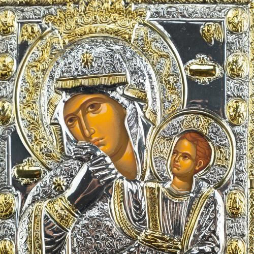 Panagia Paramythia Copy of Miraculous Icon Authentic Product of Vatopedi Monastery Holy Great Monastery Vatopedi 030401000015 19 X 15 Cm