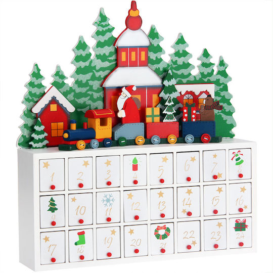 Advent Calendar DIY Ξύλινο