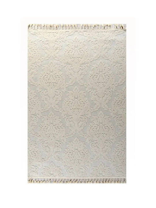 Tzikas Carpets Set Modern Schlafzimmer-Teppichsets Synthetisch Λευκό-κρεμ 332-0-335-68339-060 3Stück