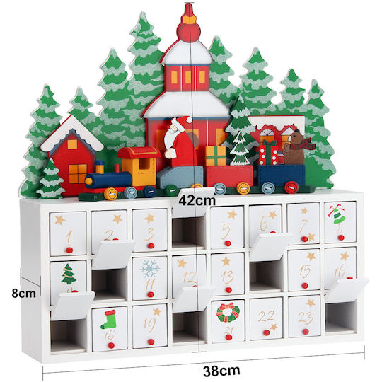 Advent Calendar DIY Ξύλινο