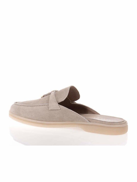 Komis & Komis Suede Mules Beige E501S26-SEPPIA