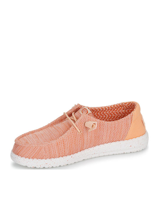 Wendy Women's Moccasins in Orange Color
