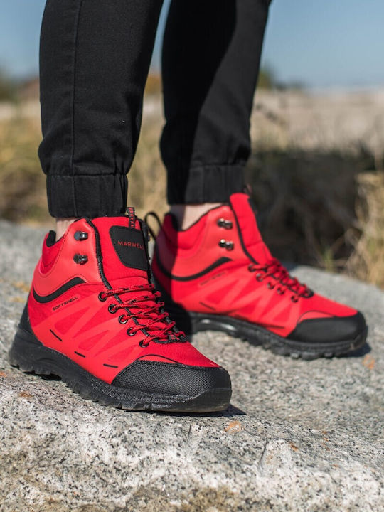 Marwells Men's Hiking Boots Red