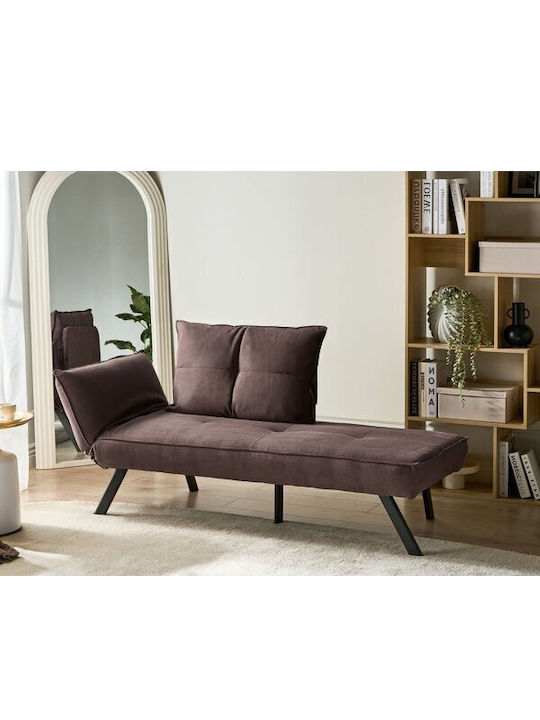 Berwyn 2968 Modern Stoff Liegestuhl Braun 187x77x83cm