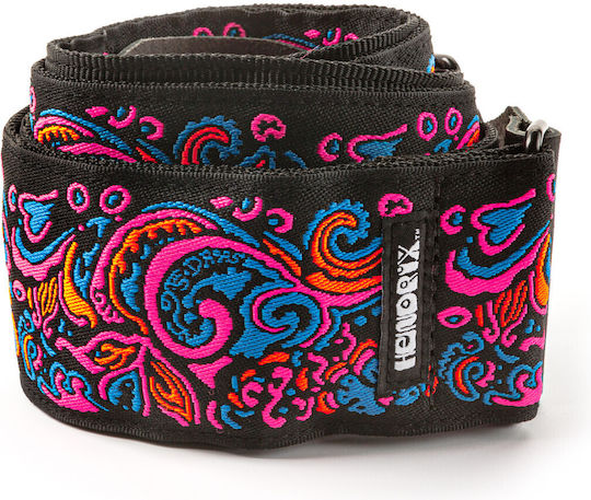 Dunlop Jh28 Guitar Strap Jimi Hendrix Blacklight Love Drops Pink
