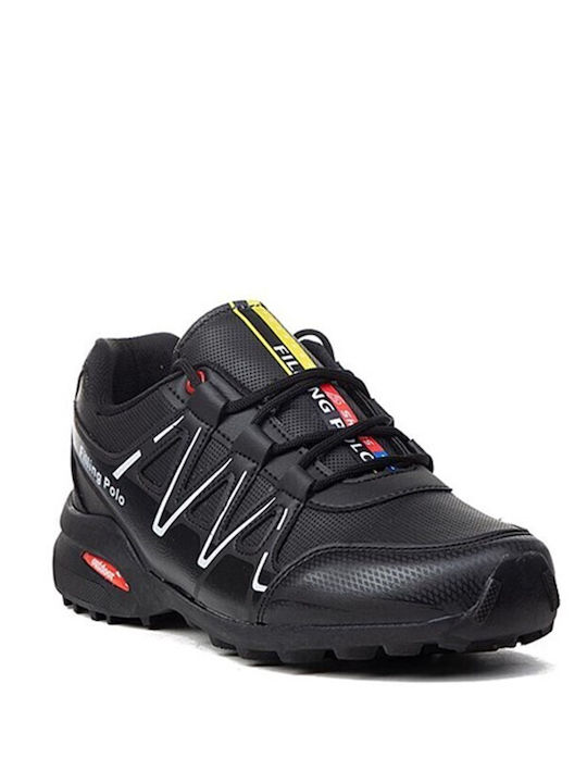 Filling Polo Männer Wanderschuhe Schwarz